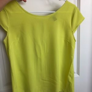 Lime green top